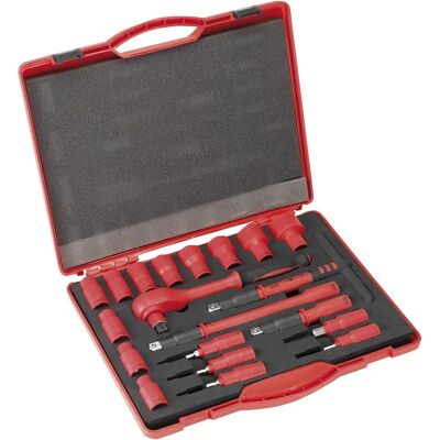 Conjunto de Ferramentas Isoladas ALYCO 190300 - 20 Peças, 1000V VDE Conjunto de Ferramentas Isoladas ALYCO 190300 - 20 Peças, 1000V VDE