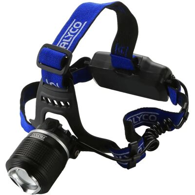 ALYCO - Linterna frontal LED recargable - 900 lúmenes - IP20 - 12W ALYCO - Linterna frontal LED recargable - 900 lúmenes - IP20 - 12W