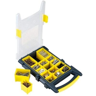 Alyco 192760 - Organisateur de rangement - Plastique, 15 Compartiments, 210x338x62mm - Publicité Alyco 192760 - Organisateur de rangement - Plastique, 15 Compartiments, 210x338x62mm - Publicité