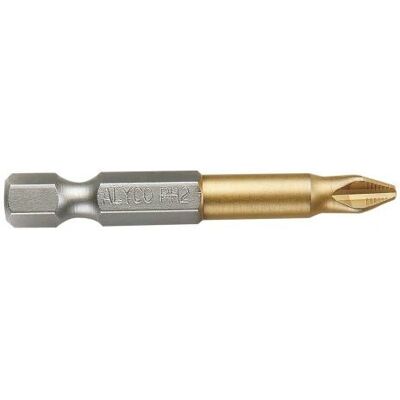 Punta cacciavite Phillips in titanio Alyco 193646 - 10 pezzi Punta cacciavite Phillips in titanio Alyco 193646 - 10 pezzi