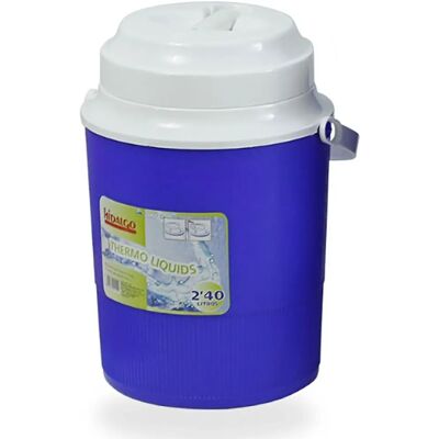 Thermos Hidalgo Bleu 2,4L avec Distributeur et Bouchon - Publicité Thermos Hidalgo Bleu 2,4L avec Distributeur et Bouchon - Publicité