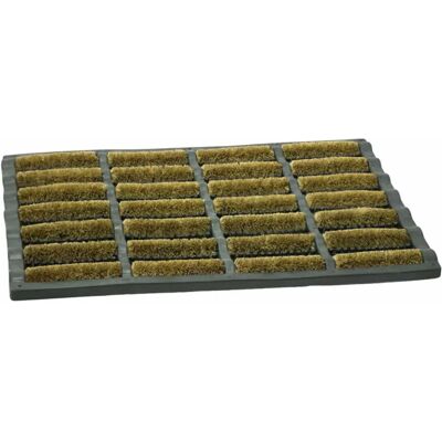 Hidalgo Zerbino Braun Gummi Fibra di cocco 60 x 40 cm Hidalgo Zerbino Braun Gummi Fibra di cocco 60 x 40 cm