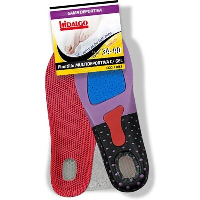 Hidalgo Semelles - Inserts multisport en gel 34-40 - Publicité Hidalgo Semelles - Inserts multisport en gel 34-40 - Publicité