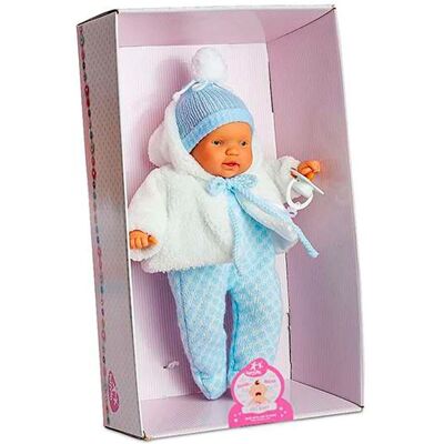 Berjuan Bambola Baby Doll 344-21 - Blu, Suono, Nessun Montaggio Berjuan Bambola Baby Doll 344-21 - Blu, Suono, Nessun Montaggio