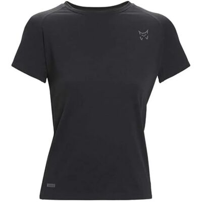 Maglietta Nera Tisma a Manica Corta - Donna Maglietta Nera Tisma a Manica Corta - Donna