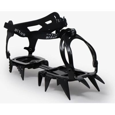 Altus Crampons - Équipement d'escalade, Traction sur glace et neige, Ajustement réglable - Publicité Altus Crampons - Équipement d'escalade, Traction sur glace et neige, Ajustement réglable - Publicité