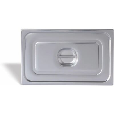 Couvercle en acier inoxydable GN 1/4 Pujadas - Couvercle pour bac gastro - Publicité Couvercle en acier inoxydable GN 1/4 Pujadas - Couvercle pour bac gastro - Publicité