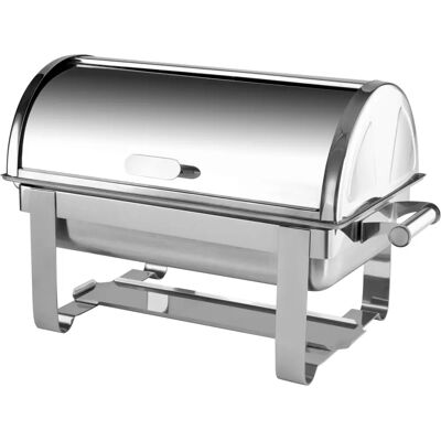 Chafing Dish Rectangulaire en Inox Pujadas - 9,5L - Équipement de buffet - Publicité Chafing Dish Rectangulaire en Inox Pujadas - 9,5L - Équipement de buffet - Publicité