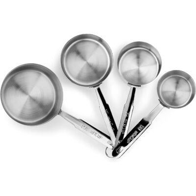 Ensemble de 4 Cuillères Doseuses en Inox - Pujadas - Publicité Ensemble de 4 Cuillères Doseuses en Inox - Pujadas - Publicité