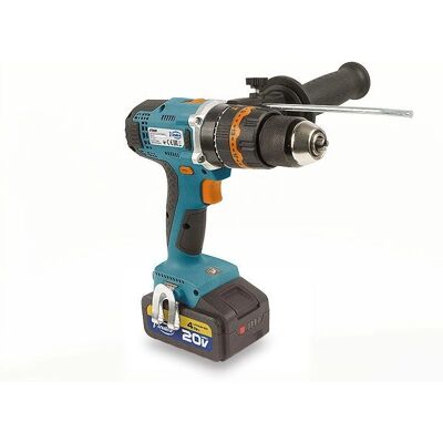 Taladro inalámbrico Virutex ATB80P - 20V, Batería 4,0Ah, Ergonómico, Luz LED Taladro inalámbrico Virutex ATB80P - 20V, Batería 4,0Ah, Ergonómico, Luz LED