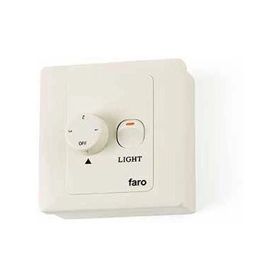 Faro 33928 osvětlovací příslušenství - Nástěnný ovladač ventilátorů s 3 rychlostmi Faro 33928 osvětlovací příslušenství - Nástěnný ovladač ventilátorů s 3 rychlostmi