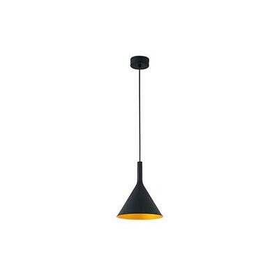 Faro Pam-G LED Large Dome Ceiling Pendant Light Black Gold - Suspension Lighting Faro Pam-G LED Large Dome Ceiling Pendant Light Black Gold - Suspension Lighting