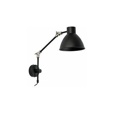 Faro Schwarze Wandleuchte - Verstellbare 1-Licht-Wandleuchte - Wandbeleuchtung Faro Schwarze Wandleuchte - Verstellbare 1-Licht-Wandleuchte - Wandbeleuchtung