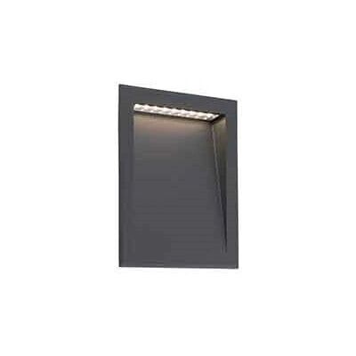 Faro Soun - LED Outdoor Recessed Wall Light - Dark Grey - IP65 - Recessed lighting Faro Soun - LED Outdoor Recessed Wall Light - Dark Grey - IP65 - Recessed lighting