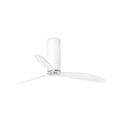 Faro Faro Tube - Ventilador de Techo Mediano con / sin Luz Blanco Mate, Transparente Faro Faro Tube - Ventilador de Techo Mediano con / sin Luz Blanco Mate, Transparente