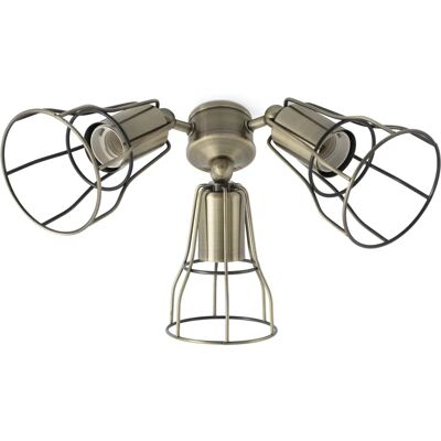 Accessorio luci Faro 33717 - Kit luce industriale in ottone Accessorio luci Faro 33717 - Kit luce industriale in ottone