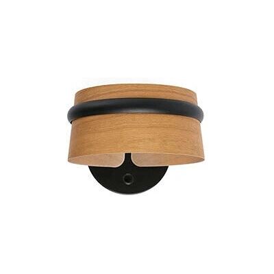 Faro Wall Lighting - Loop LED Black Wood - Wall Lighting Faro Wall Lighting - Loop LED Black Wood - Wall Lighting