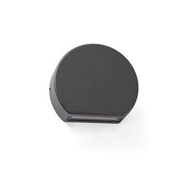 Faro Outdoor Wall Light - Dark Grey IP54 Compact LED Lamp Faro Outdoor Wall Light - Dark Grey IP54 Compact LED Lamp