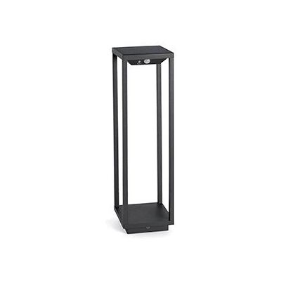 Faro Saura - LED Outdoor Bollard Light Dark Grey - Solar Powered - IP54 Faro Saura - LED Outdoor Bollard Light Dark Grey - Solar Powered - IP54