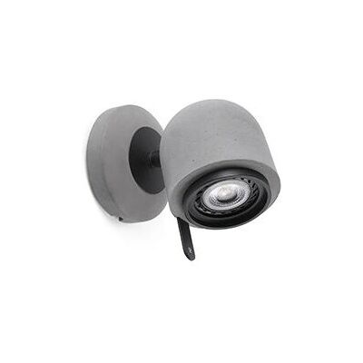 Faro Stone-1 Grey Wall Light - Indoor Adjustable GU10 Spotlight Faro Stone-1 Grey Wall Light - Indoor Adjustable GU10 Spotlight