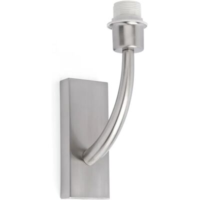 Faro Wall Lighting - Satin Nickel - E27 - 1 Light Faro Wall Lighting - Satin Nickel - E27 - 1 Light