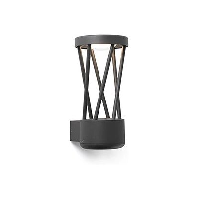 Faro Twist Luce da Parete Esterna - Grigio Scuro IP65 LED 10W 3000K Faro Twist Luce da Parete Esterna - Grigio Scuro IP65 LED 10W 3000K