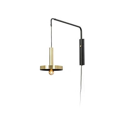 Lampada da Parete Faro - Estensibile Nero Oro, E27 - Illuminazione da Parete Lampada da Parete Faro - Estensibile Nero Oro, E27 - Illuminazione da Parete