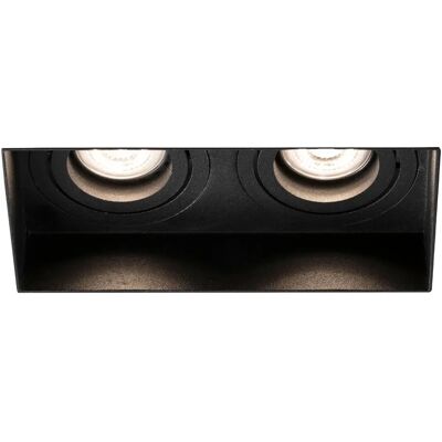 Faro 40123 Illuminazione da Soffitto GU10 LED - Quadrato Nero Incassato Dimmerabile Faro 40123 Illuminazione da Soffitto GU10 LED - Quadrato Nero Incassato Dimmerabile
