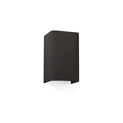 Luce da Parete Faro - Quadrato in Tessuto Nero - Interni Luce da Parete Faro - Quadrato in Tessuto Nero - Interni