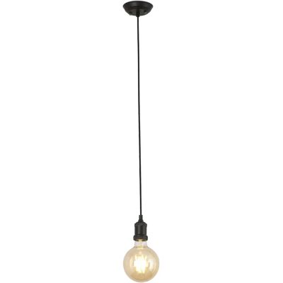 Lampada Sospesa Nera Faro - Illuminazione a Sospensione - E27 Max 60W Lampada Sospesa Nera Faro - Illuminazione a Sospensione - E27 Max 60W