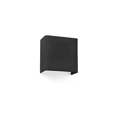 Luce da Parete Quadrata Nera Faro - Illuminazione Interna E27 Luce da Parete Quadrata Nera Faro - Illuminazione Interna E27
