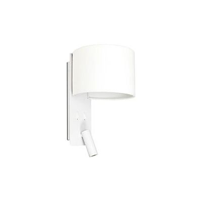 Luce da Parete Faro - E27 Bianco con Luce di Lettura Luce da Parete Faro - E27 Bianco con Luce di Lettura