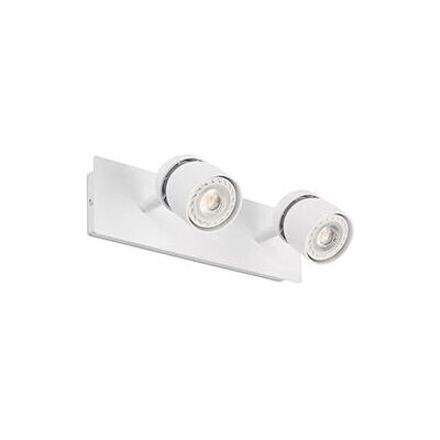 Lampada da Parete Faro Coco Twin Spotlight Bianca - Illuminazione da Parete Lampada da Parete Faro Coco Twin Spotlight Bianca - Illuminazione da Parete