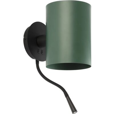 Faro Luz de Pared VerdeNegro - Luz de Lectura Guadalupe E27 Faro Luz de Pared VerdeNegro - Luz de Lectura Guadalupe E27