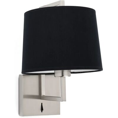 Faro Wall Light - Nickel E27 - 17.6cm Faro Wall Light - Nickel E27 - 17.6cm