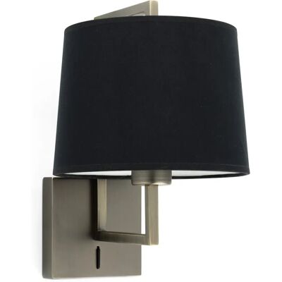 Faro 20171-03 Wandleuchte - Wandlampe mit Schirm Gold, E27 Faro 20171-03 Wandleuchte - Wandlampe mit Schirm Gold, E27