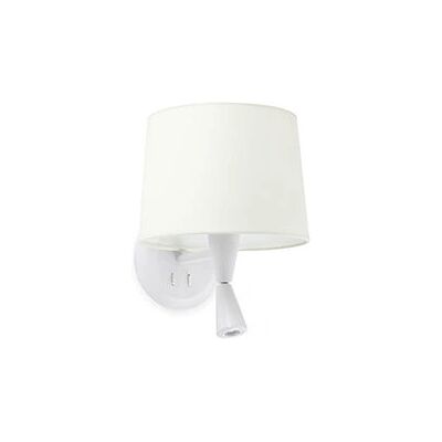 Faro Wall Light - White - E27 - Wall Light Faro Wall Light - White - E27 - Wall Light