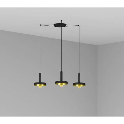 Faro 20160-3L Suspension - E27, 3 Lumières, Acier, Noir - Publicité Faro 20160-3L Suspension - E27, 3 Lumières, Acier, Noir - Publicité