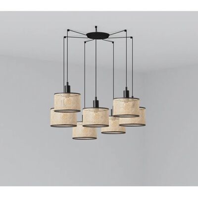 Faro Mambo Cluster Pendant Light Beige - Suspension Lighting Faro Mambo Cluster Pendant Light Beige - Suspension Lighting