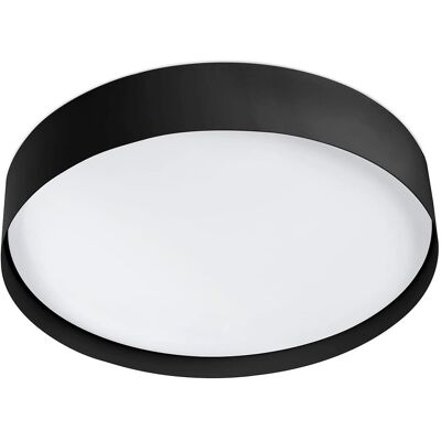 Faro Lighting Vuk LED Matt Black Flush Ceiling Lamp - IP44 - Unisex Faro Lighting Vuk LED Matt Black Flush Ceiling Lamp - IP44 - Unisex