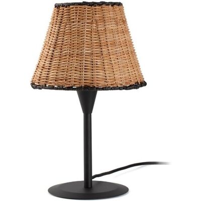 Netlighting Sumba Lámpara de Mesa Pequeña de Ratán Negra - Unisex Netlighting Sumba Lámpara de Mesa Pequeña de Ratán Negra - Unisex