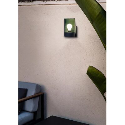 Netlighting Kila Dunkel Grau Wandlaterne Rauchglas 2700K - Wandlampen Netlighting Kila Dunkel Grau Wandlaterne Rauchglas 2700K - Wandlampen
