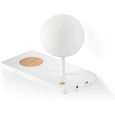 Lampada da Parete Faro NIKO con Caricatore Wireless - Lampada da Parete Lampada da Parete Faro NIKO con Caricatore Wireless - Lampada da Parete