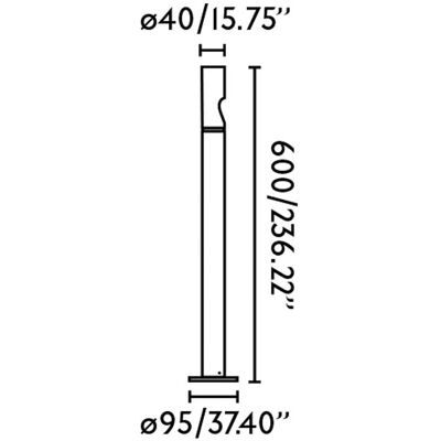 Faro Lighting Faro Bezel Black LED Bollard Lamp - 8W 2700K IP65 Faro Lighting Faro Bezel Black LED Bollard Lamp - 8W 2700K IP65