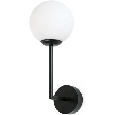 Faro Lighting Faro Gala Black Globe Wall Lamp - Wall Lamp Faro Lighting Faro Gala Black Globe Wall Lamp - Wall Lamp
