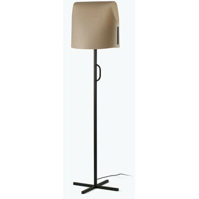 Lámpara de pie Faro Luang Negro/camel - Lámpara de pie Lámpara de pie Faro Luang Negro/camel - Lámpara de pie
