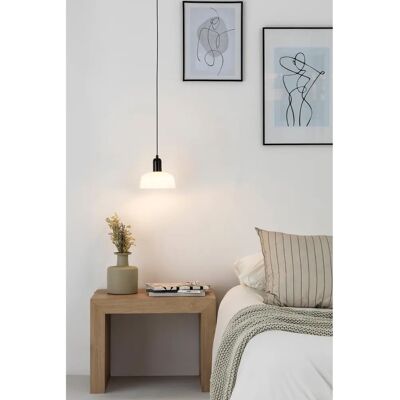Faro Lighting Tatawin Pequeña Lámpara Colgante de Cúpula Blanca - Lámpara Colgante Faro Lighting Tatawin Pequeña Lámpara Colgante de Cúpula Blanca - Lámpara Colgante