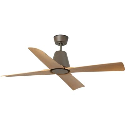 Faro Barcelona Typhoon M with DC motor - Brown/Wood with DC motor (34106) Faro Barcelona Typhoon M with DC motor - Brown/Wood with DC motor (34106)