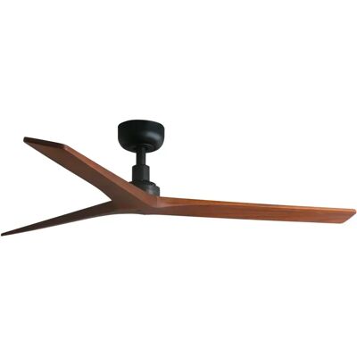 Faro Lighting Klim Medium Black, Walnut DC Ceiling Fan 6 Speed - Ceiling Fan Faro Lighting Klim Medium Black, Walnut DC Ceiling Fan 6 Speed - Ceiling Fan