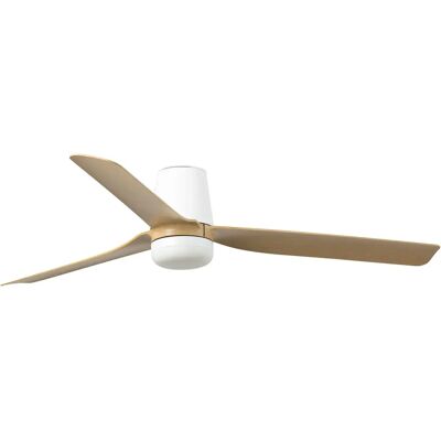 Faro PUNT TUB M LED Ceiling Fan White Wood - Ceiling Fan Faro PUNT TUB M LED Ceiling Fan White Wood - Ceiling Fan